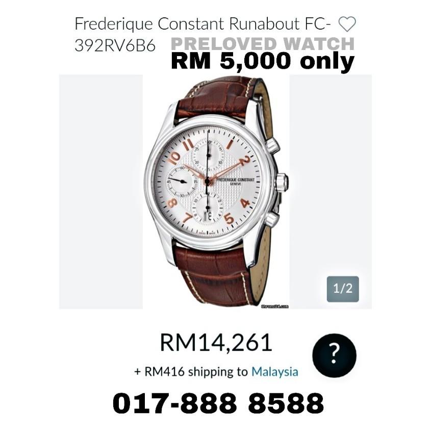 Frederique constant runabout online limited edition 1888