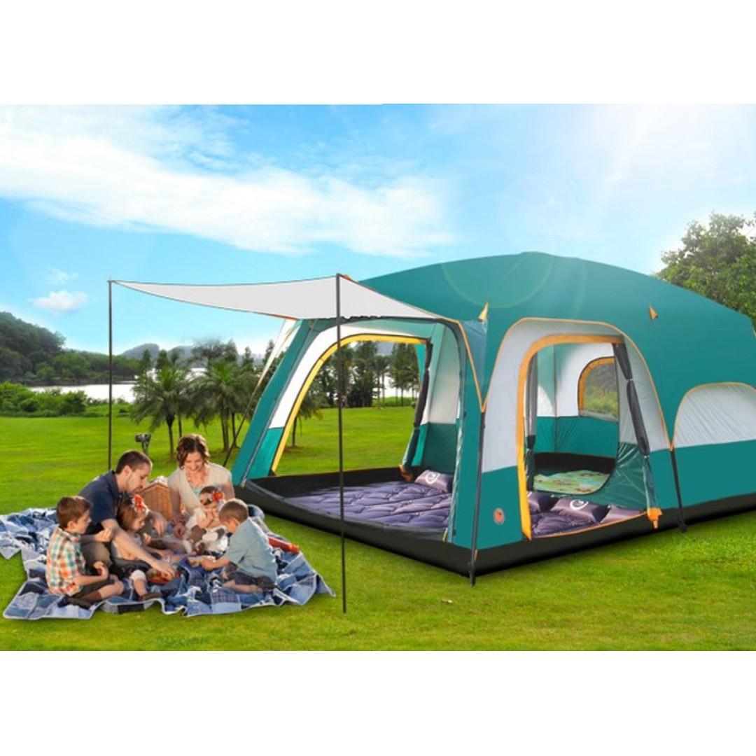 Glamping in Style / camping tent /camping table with tent / tent