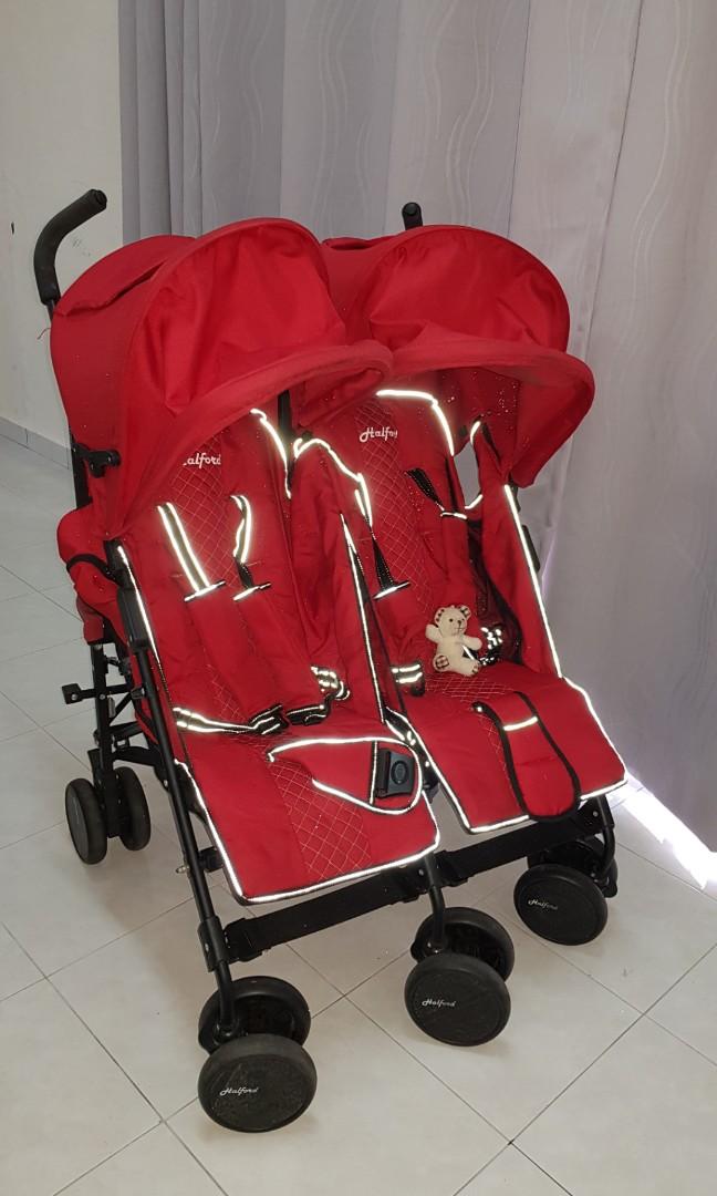 Halford stroller twin outlet