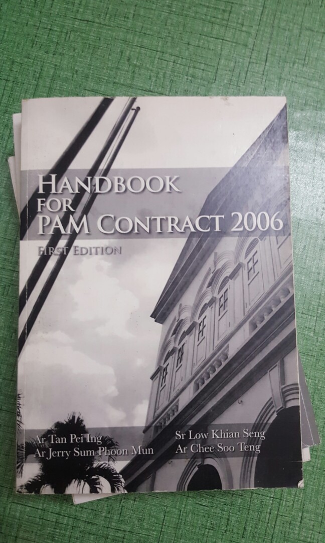 Handbook For Pam Contract 2006 Books Stationery Books On Carousell