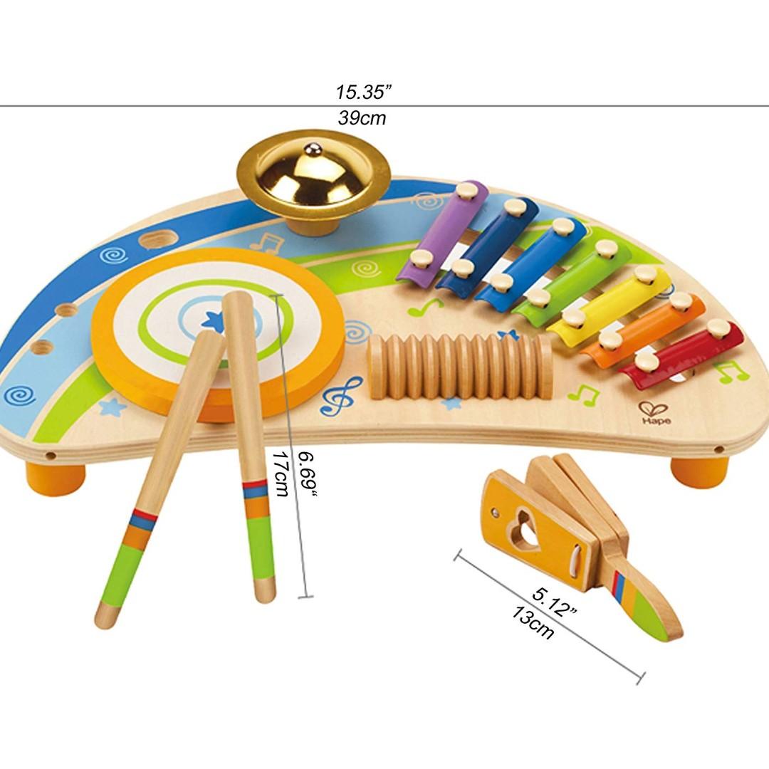 hape mighty mini band wooden percussion instrument