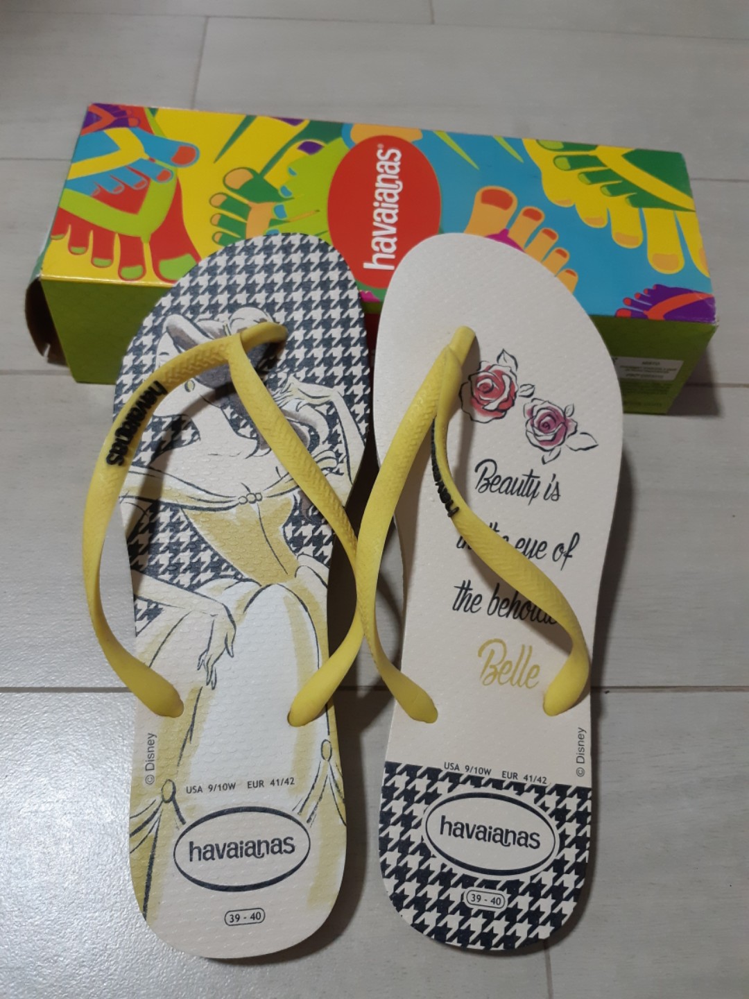 belle flip flops