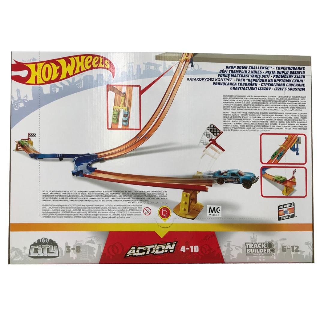 Hot Wheels Action Series 3 in 1 Drop Down Challenge Track Set