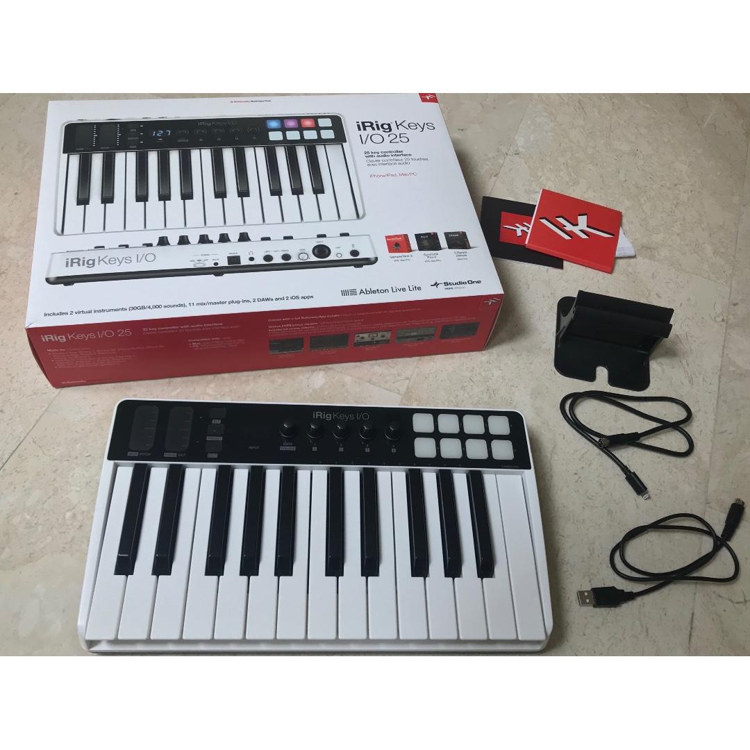 Ik Multimedia Irig Keys I O 25 Music Media Music Instruments On Carousell