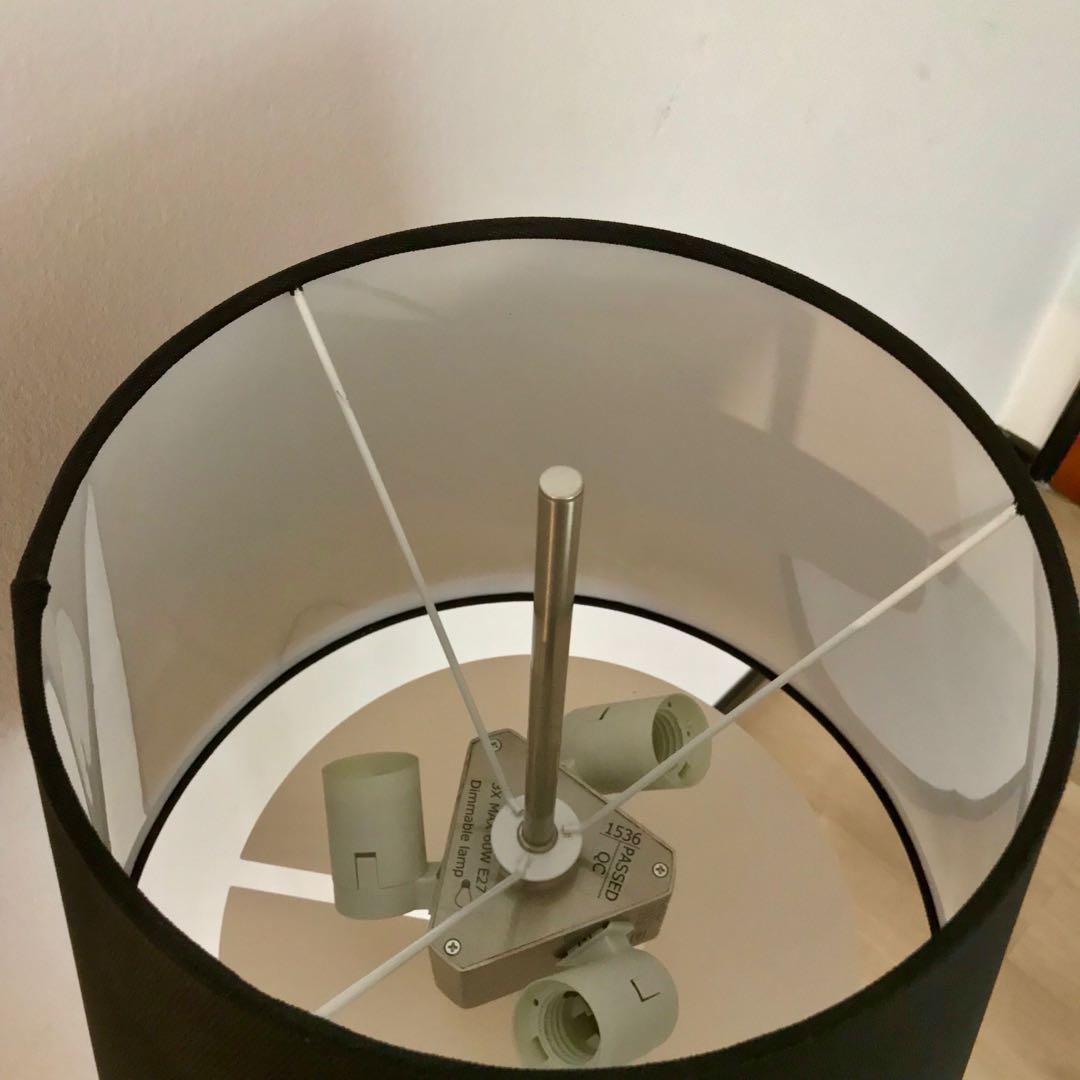 Ikea NYFORS Floor Lamp with dimmer, Furniture & Home Living, Lighting