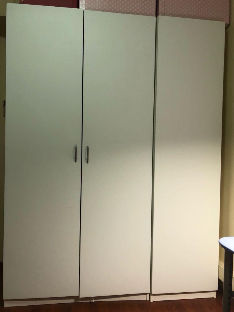 Ikea Pax Wardrobe 3 Doors Furniture Shelves Drawers On Carousell