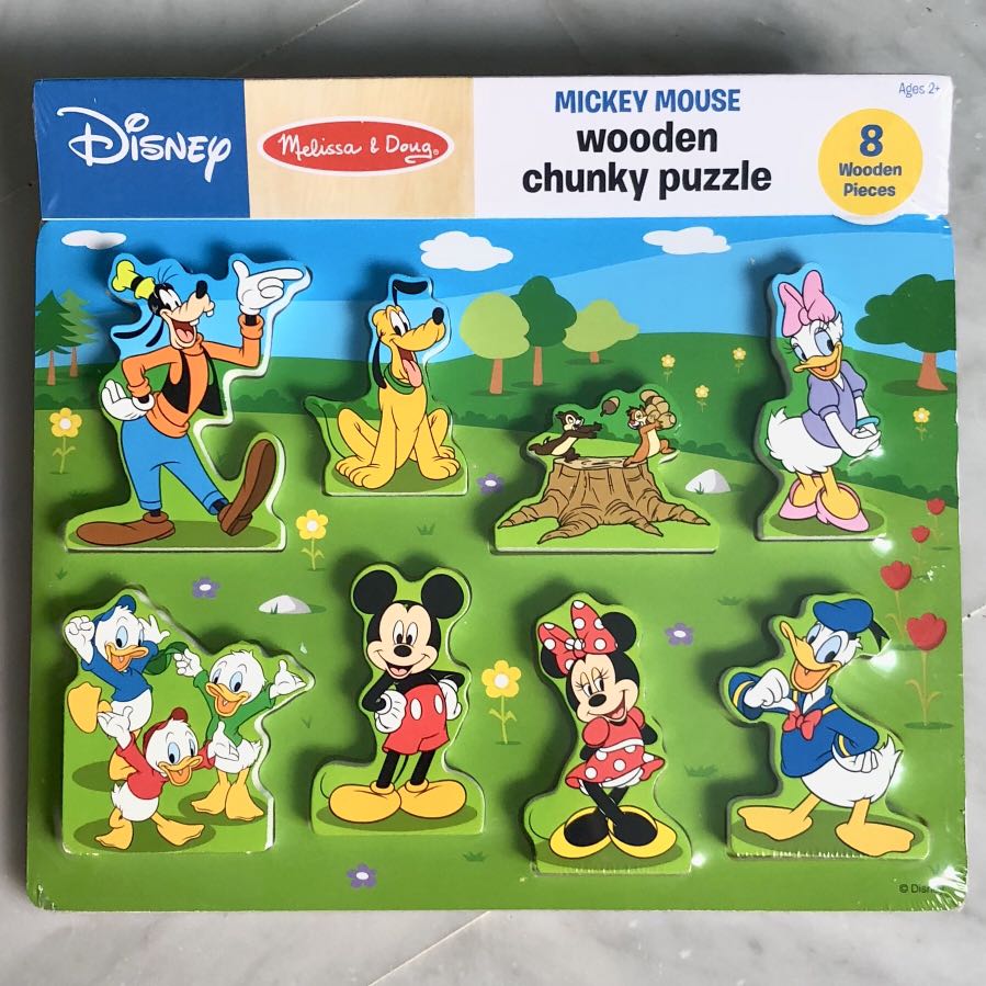 Disney Mickey Mouse Wooden Chunky Puzzle