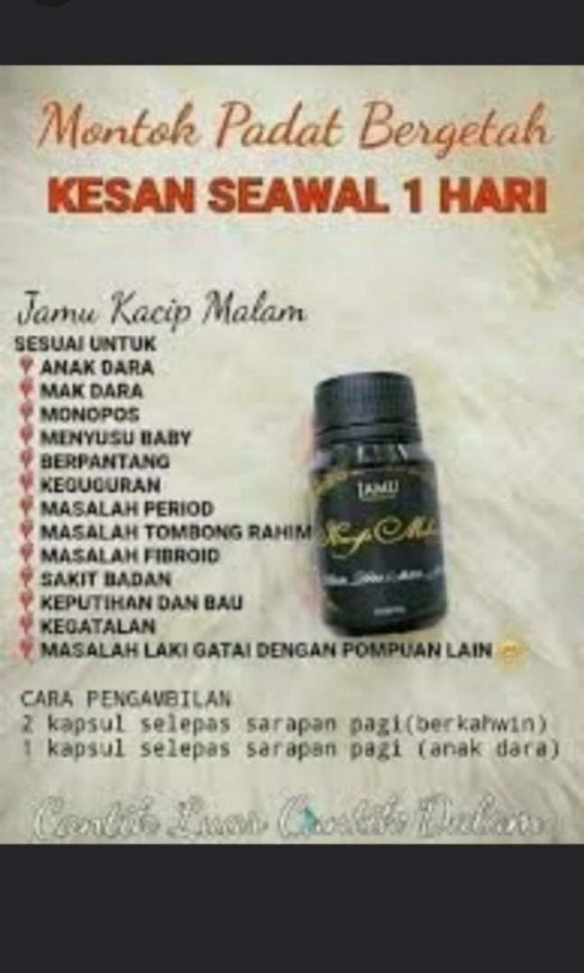 Jamu Kacip Ready Stock For Collection Health Nutrition Health Supplements Health Food Drinks Tonics On Carousell