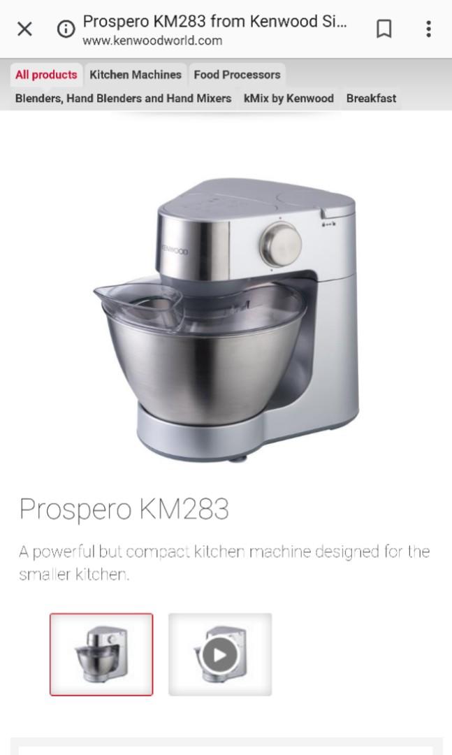 Kenwood Prospero Food Processor, TV & Home Appliances, Kitchen Appliances, Hand & Stand Mixers