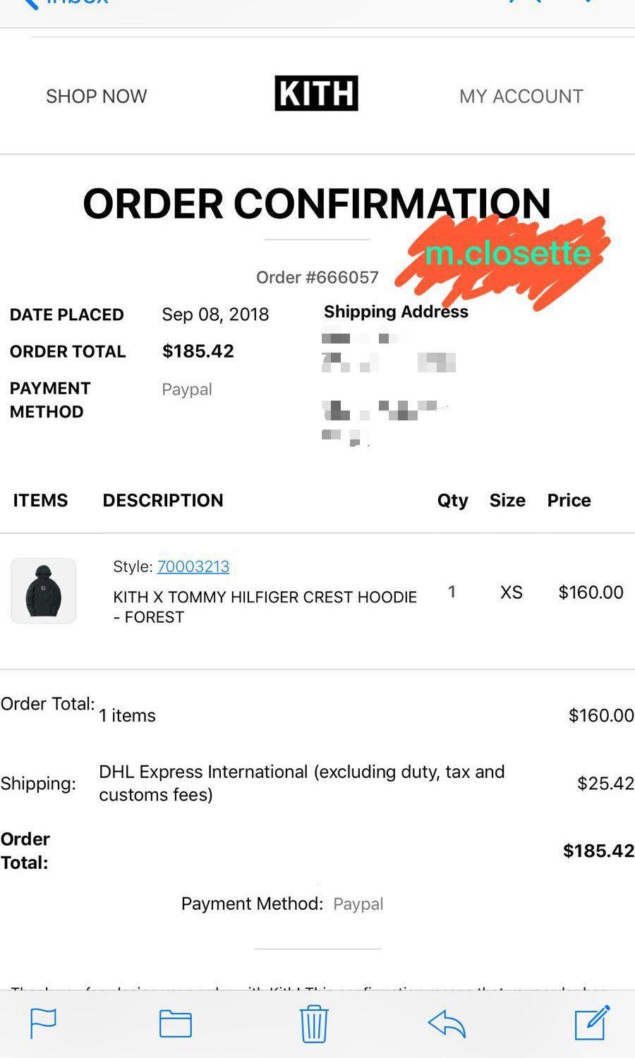 Kith x tommy hilfiger crest hoodie on sale