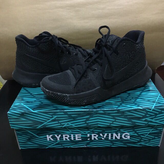 kyrie 3 black marble