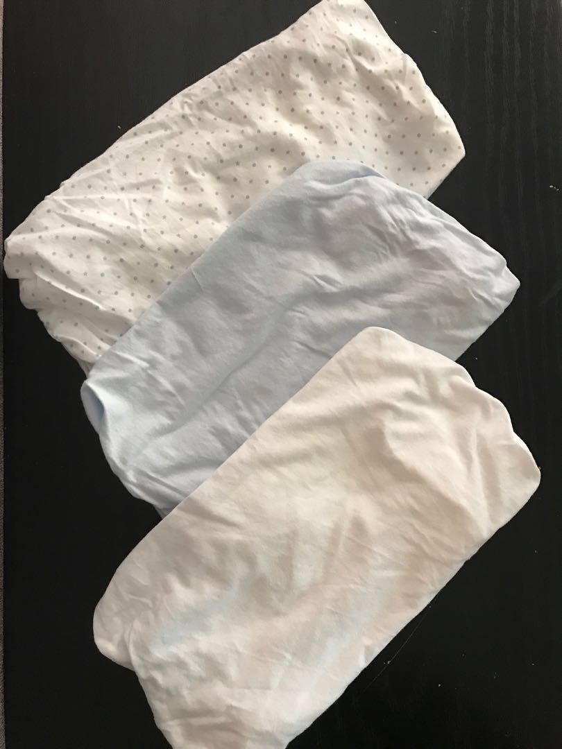 mothercare moses basket fitted sheets