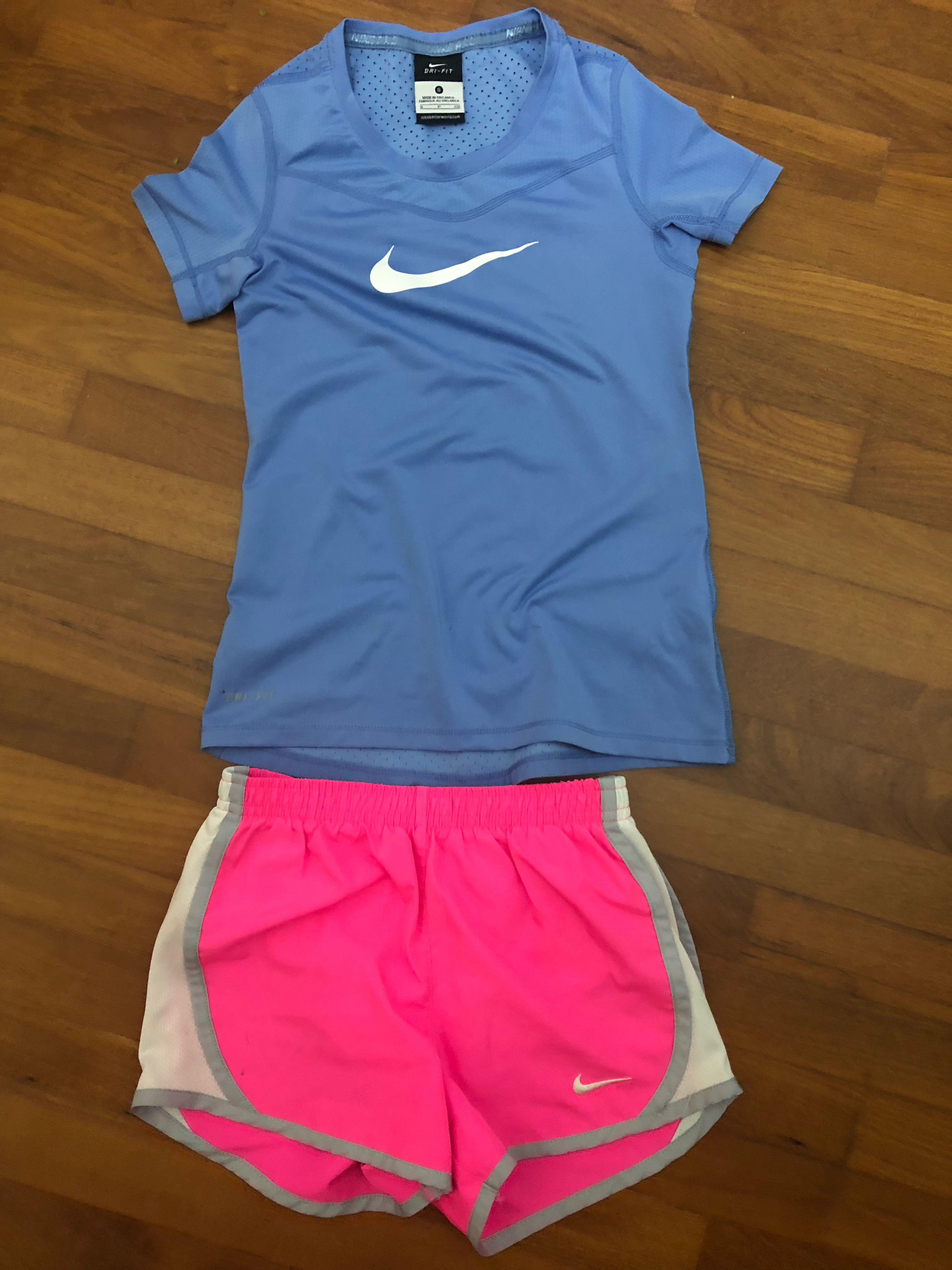 baby nike shorts and shirt