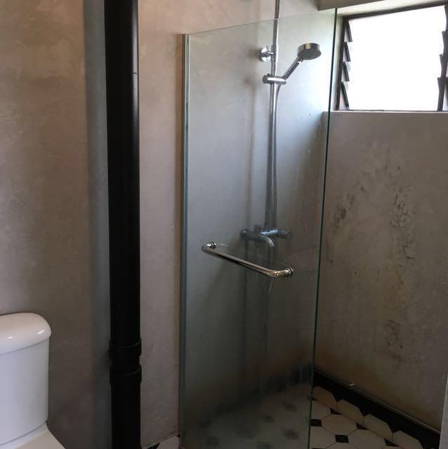 Offer A Price Bathroom Glass Divider Furniture Home Living Bathroom Kitchen Fixtures On Carousell