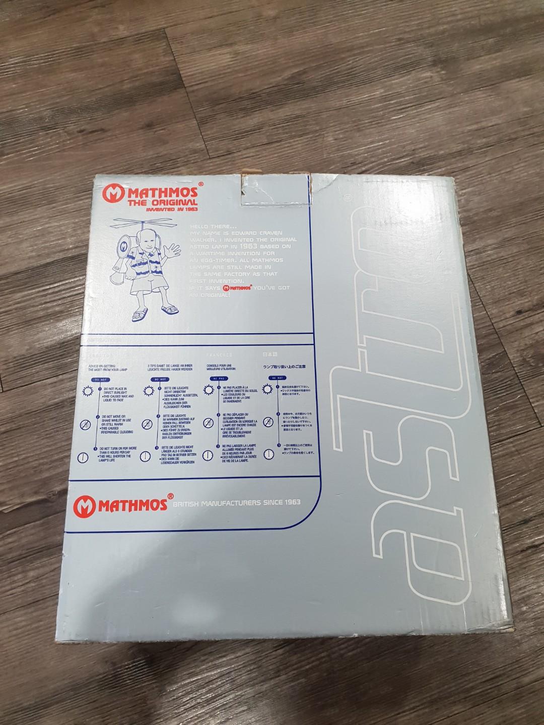 Original Mathmos Lava Lamp, Everything Else on Carousell