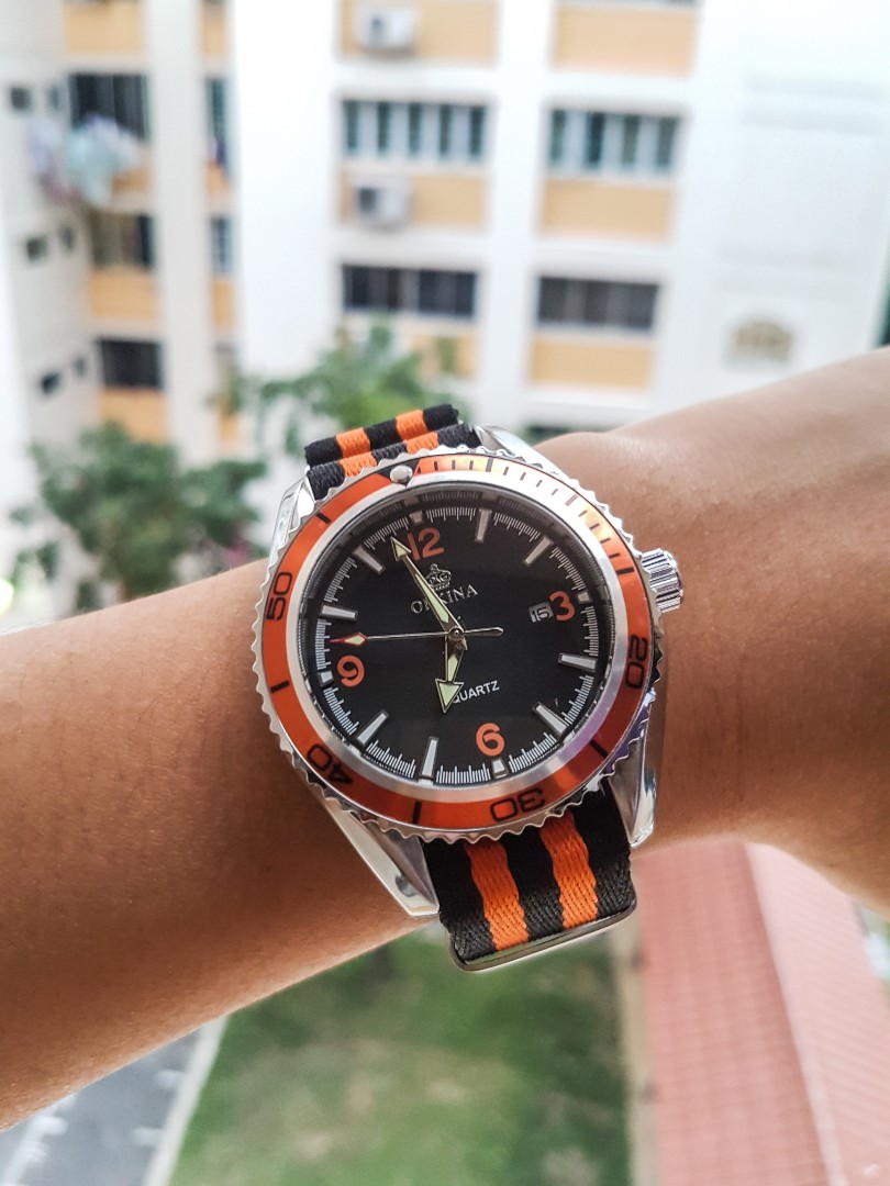 Orkina 'Planet Ocean' Quartz Watch, Men 