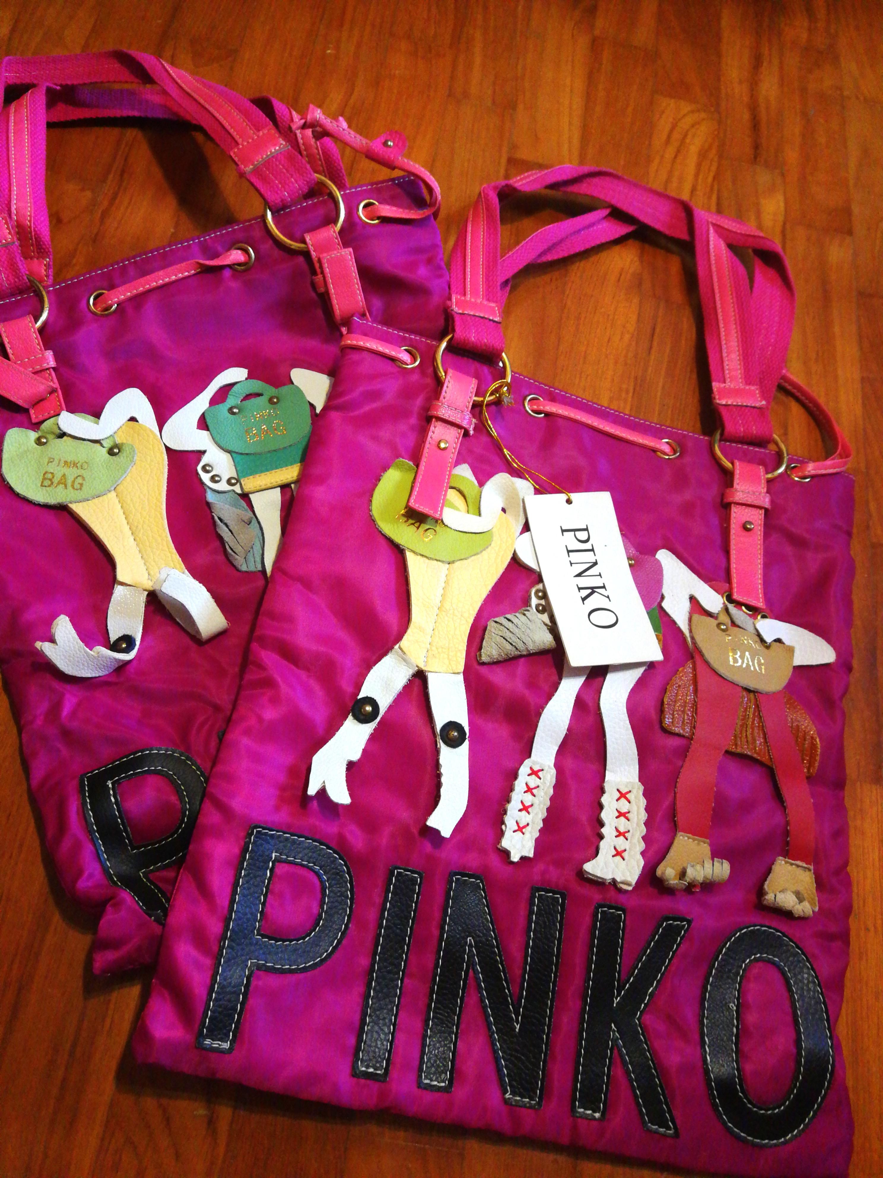 pinko tote bag