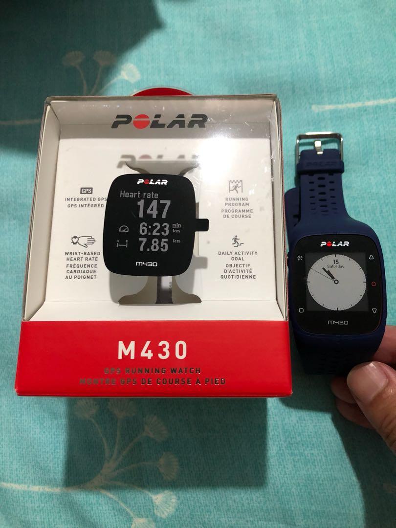polar m430 blue