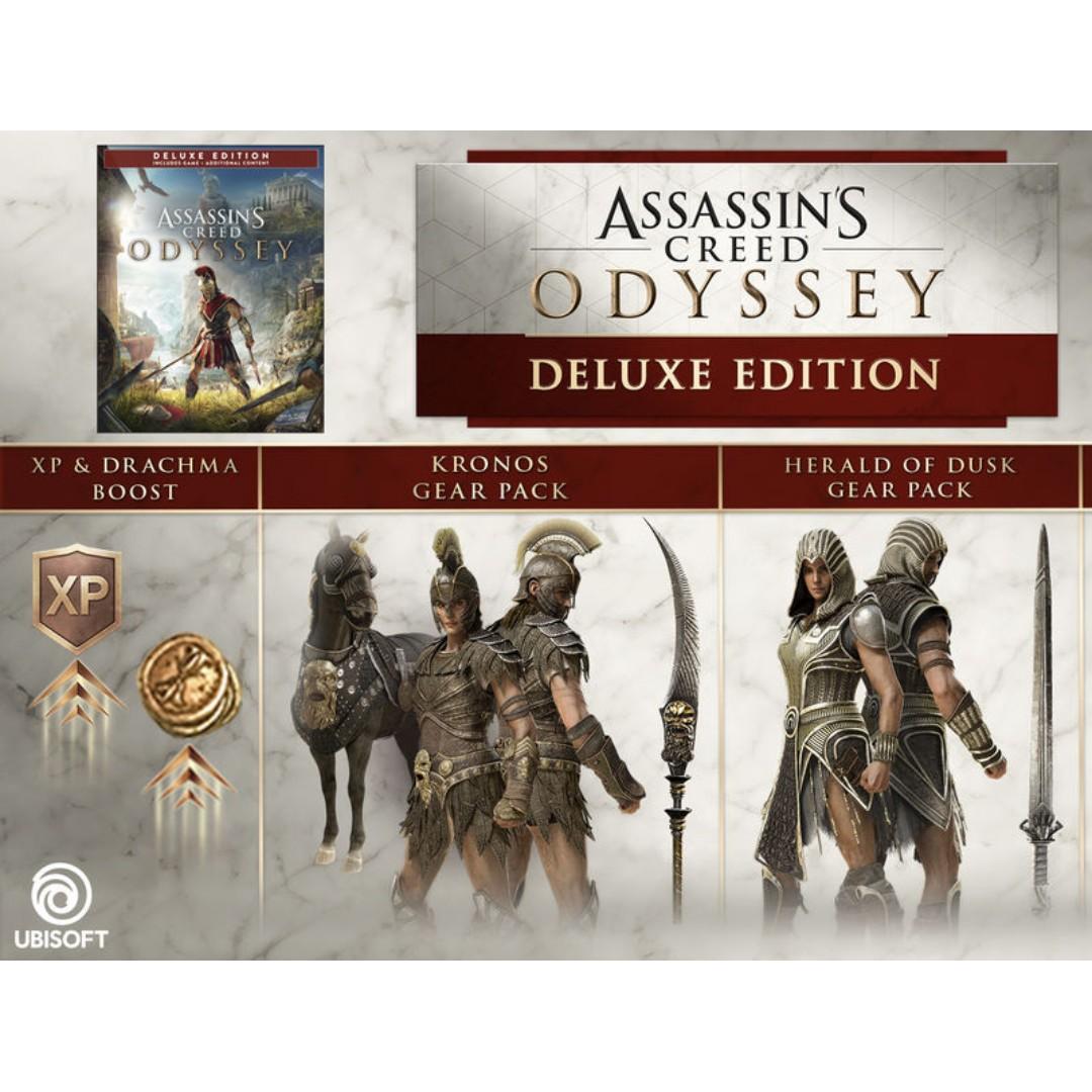 Assassin S Creed Odyssey Deluxe Edition Steam Or Uplay Toys Games Video Gaming Video Games On Carousell