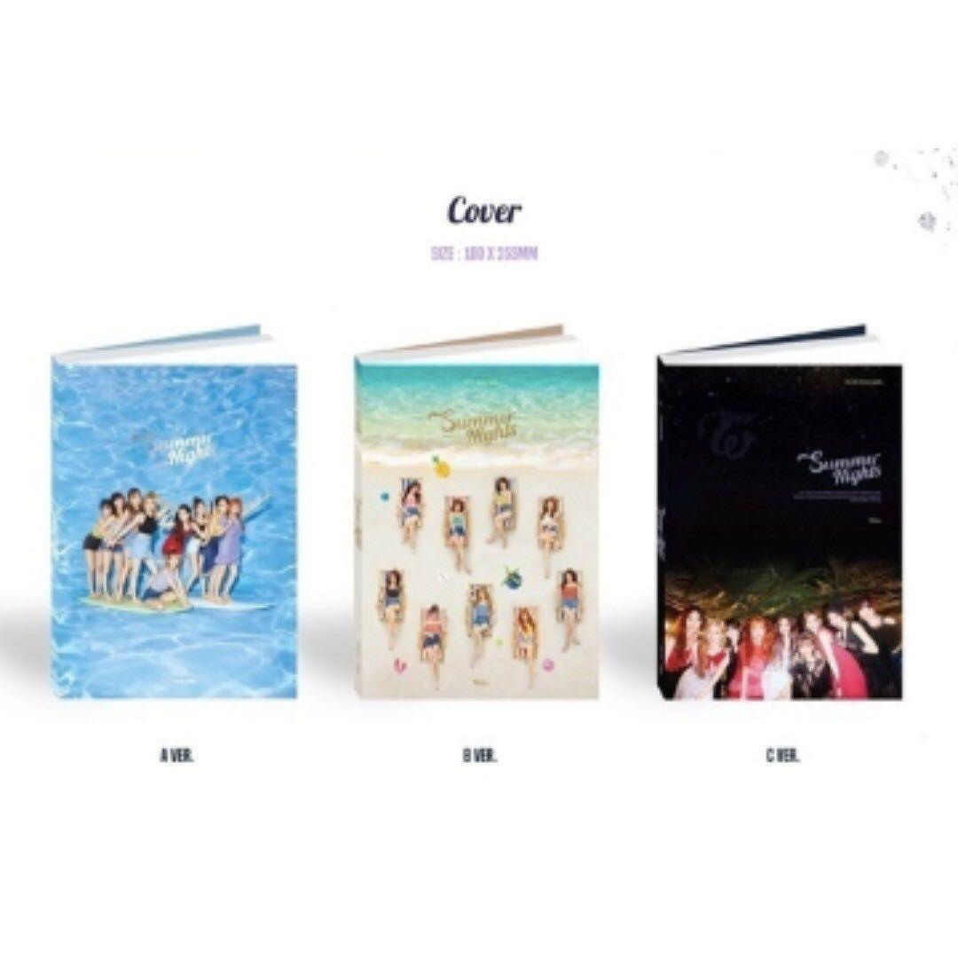 Preorder Open Twice Dance The Night Away Summer Nights Special Album Entertainment K Wave On Carousell