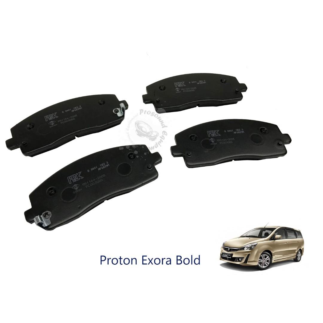 PROTON EXORA BOLD FRONT BRAKE PAD (AF6839M), Auto Accessories on Carousell