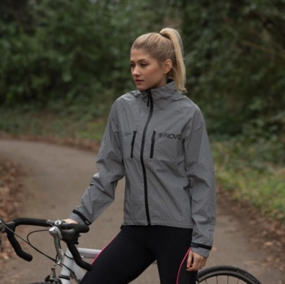 Proviz reflect 360 hotsell cycling jacket silver