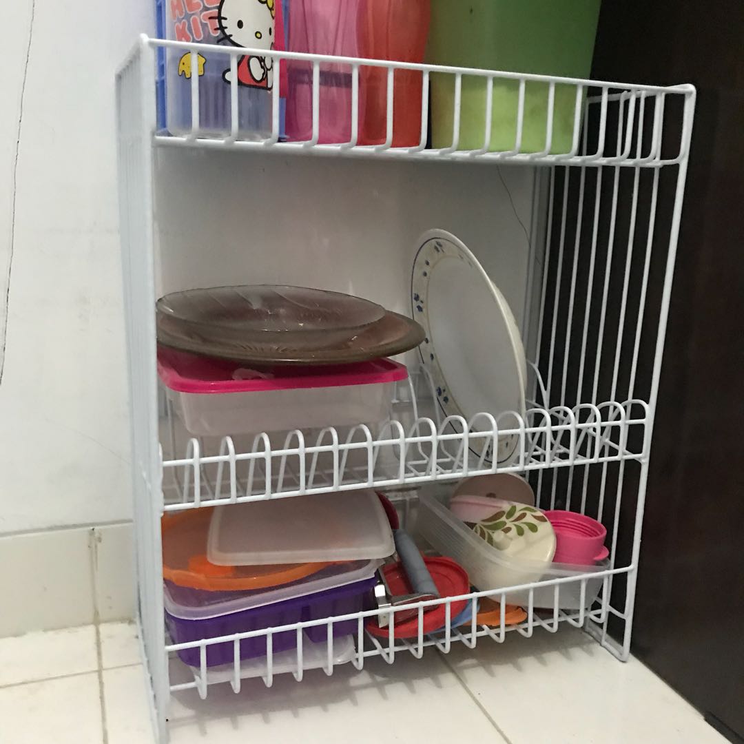 Rak Piring Putih Properti Dijual Di Carousell