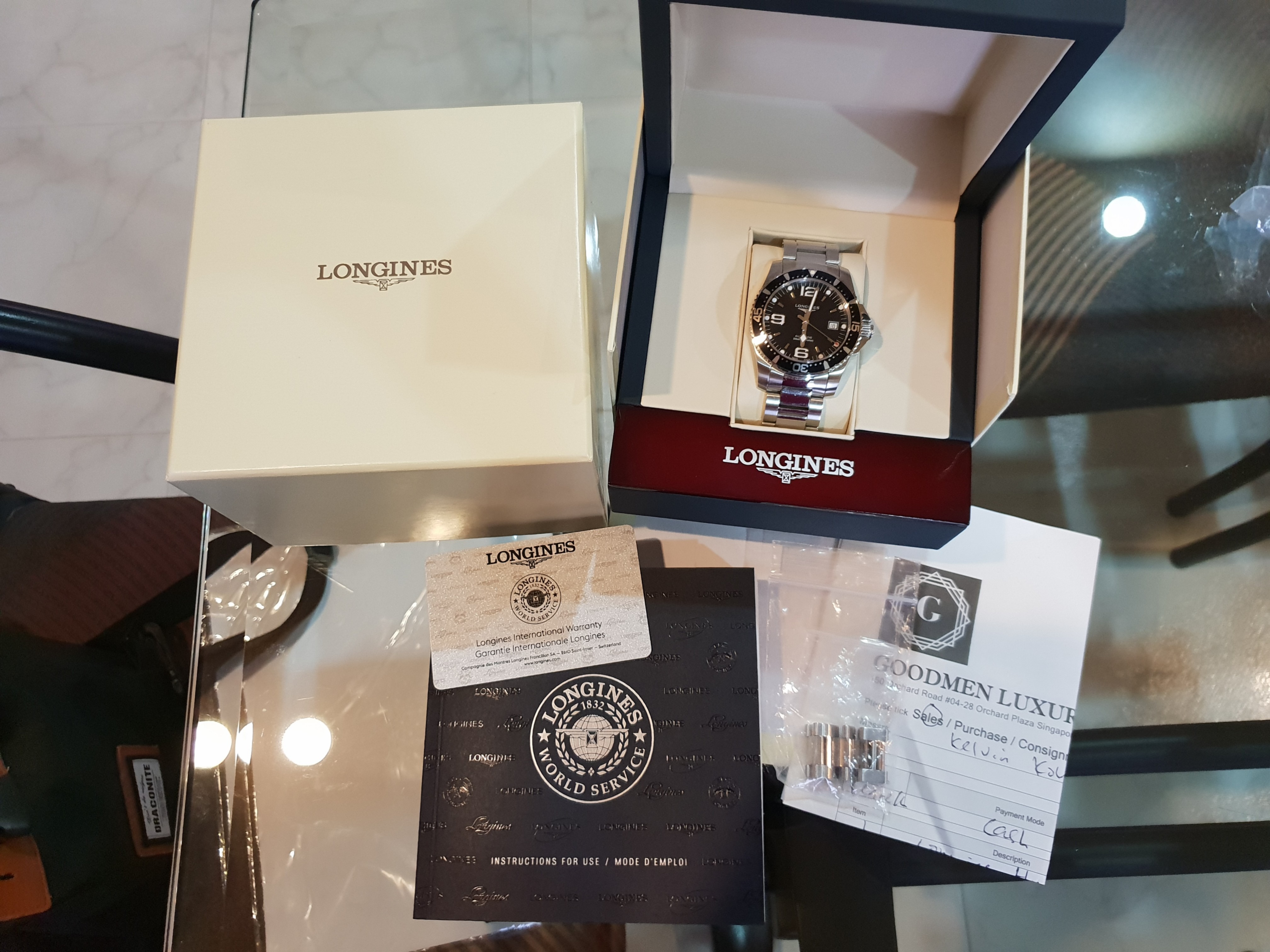 Used longines hotsell hydroconquest