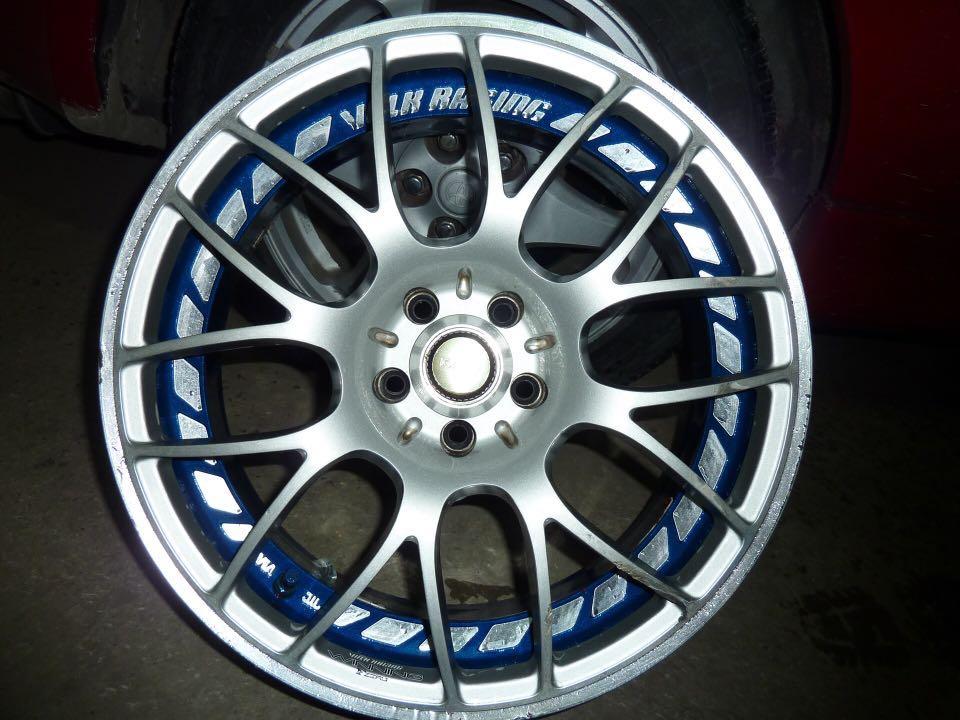 Rays volk racing f-zero winning, Auto Accessories on Carousell