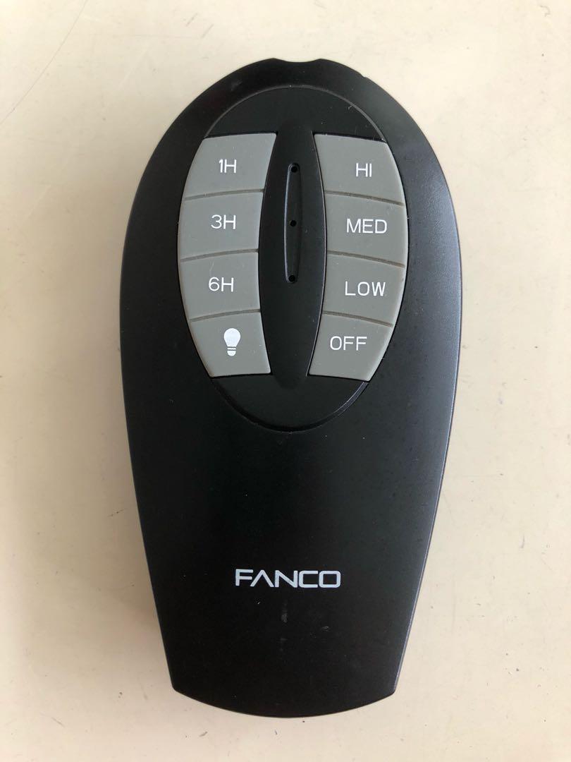 Fanco Ceiling Fan Remote Control Shelly Lighting