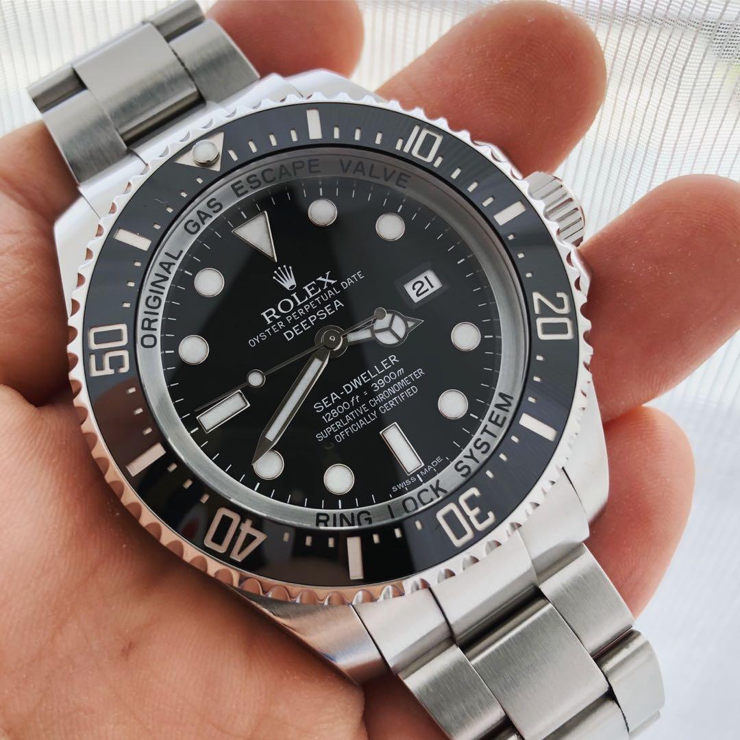black rolex deep sea dweller