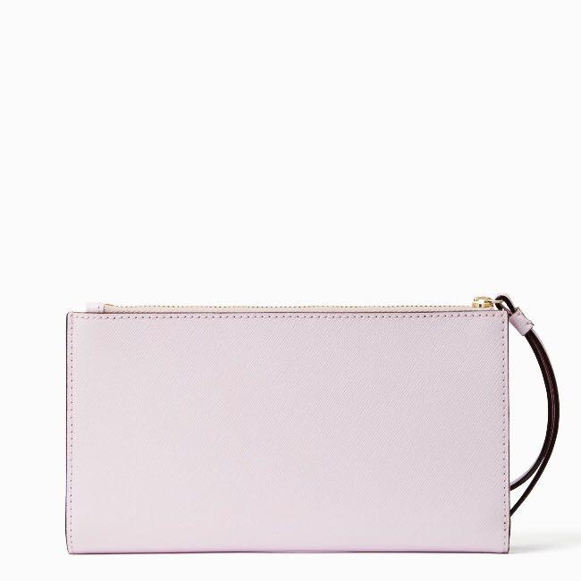 SALE Kate Spade Cameron Street Eliza Wristlet Wallet Pink Lemonade Light Pink Women s Fashion Bags Wallets Purses Pouches on Carousell