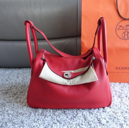 ❗️(SALE) #X Hermes Lindy 30 Rouge Vermillion, Luxury, Bags & Wallets on  Carousell