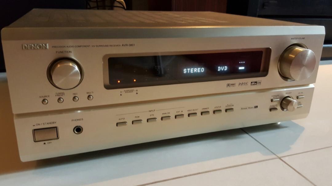(SOLD) "SALES" DENON AVR3801 AV Surround Receiver, Audio, Soundbars