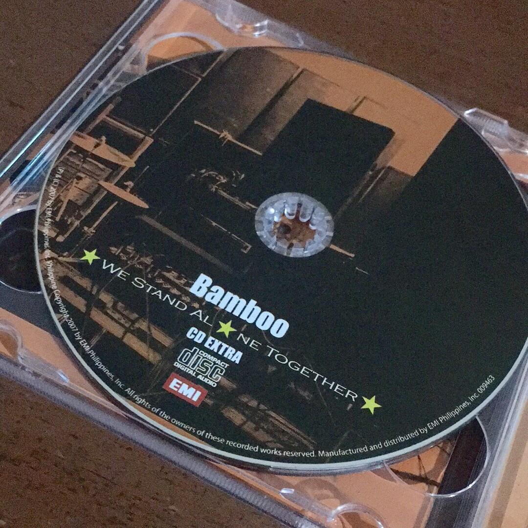Signed CD by Bamboo (Category: CDs & DVDs) located in Muntinlupa City. Submitted by deleted_gVzrJVfOsnh0voMHT0GjNl (Listing ID 190054804, Image 3). Description: Signed CD by Bamboo and the rest of the band Album Name: We Stand Alone Together Featured Songs: Probinsyana, Feelin' Alright, So Far Away, Alive, 50 Ways To Leave Your Lover, Prayer for the Dying, Umagang Kay Ganda, Tatsulok.