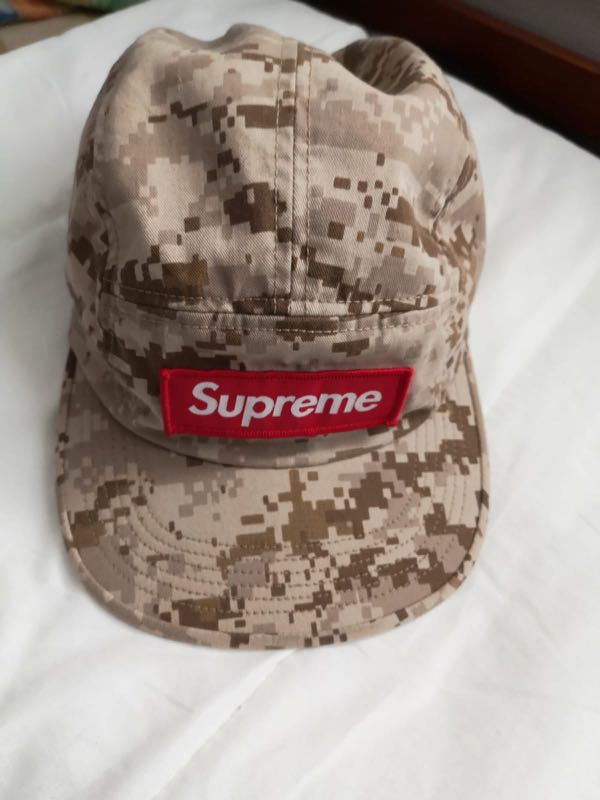 supreme desert camo hat