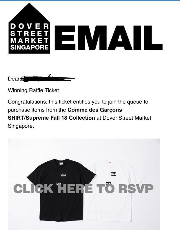 Supreme x CDG FW18 Drop Men s Fashion Tops Sets Hoodies on Carousell