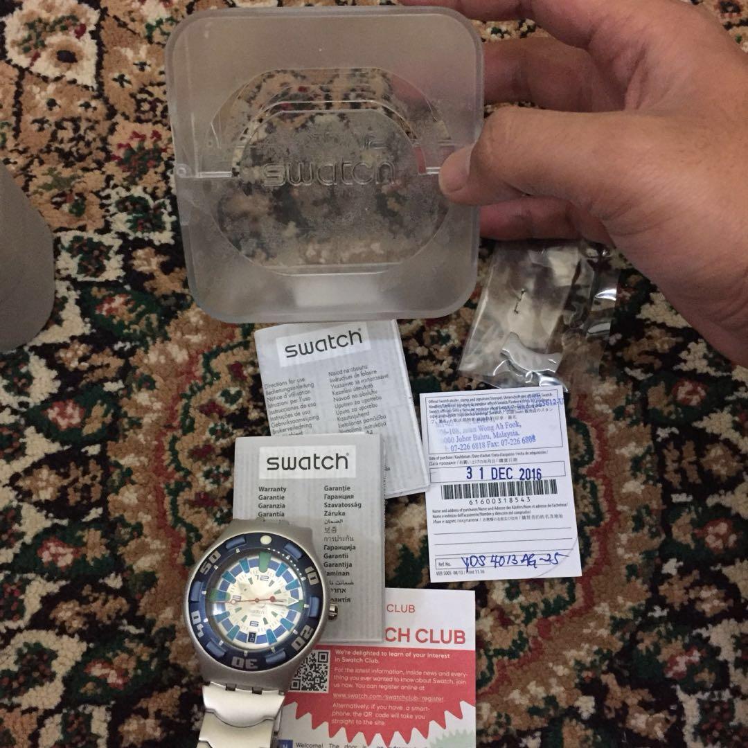 Swatch Irony Scuba 200 Alumunium Rare Fesyen Pria Jam Tangan Di Carousell