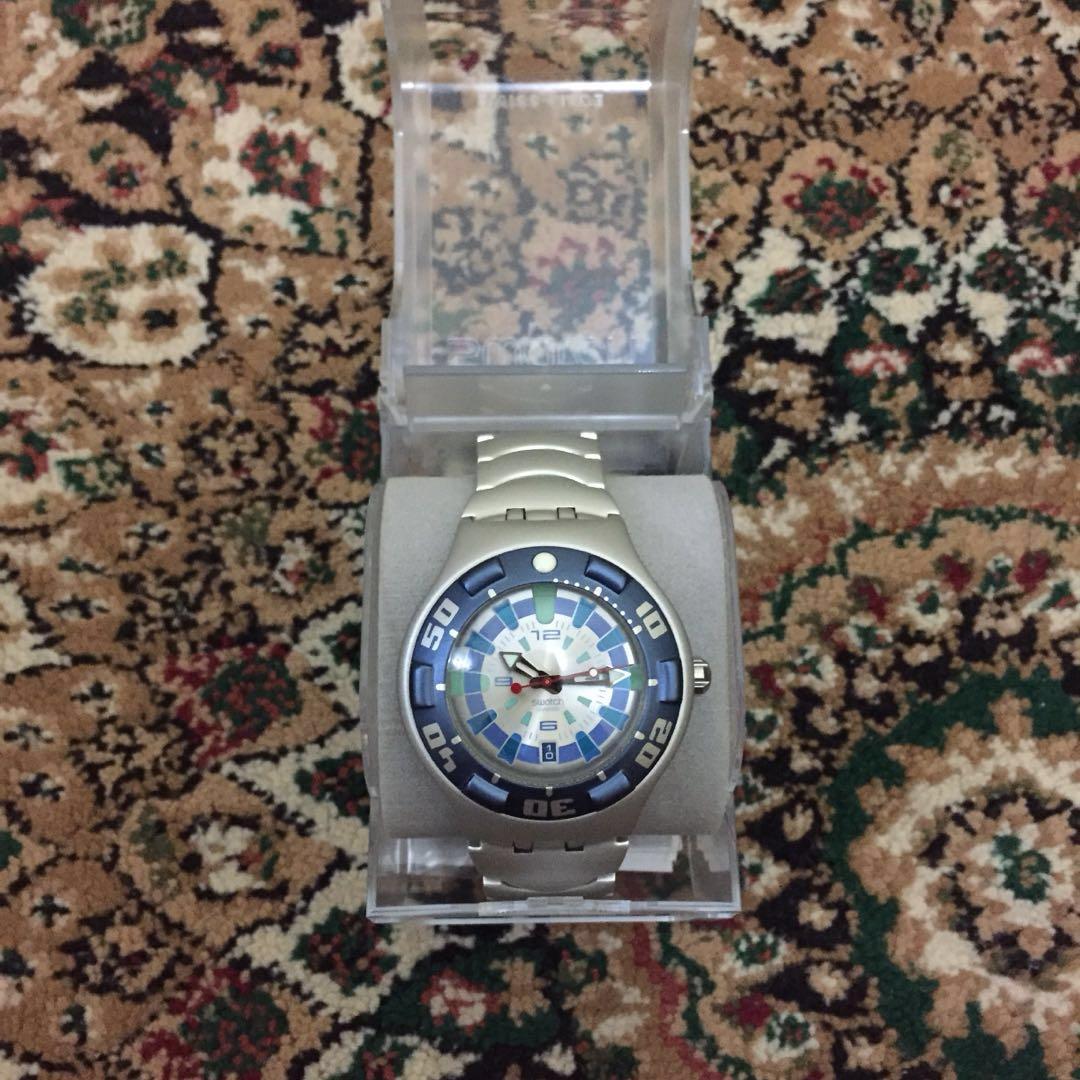 Swatch Irony Scuba 200 Alumunium Rare Fesyen Pria Jam Tangan Di Carousell