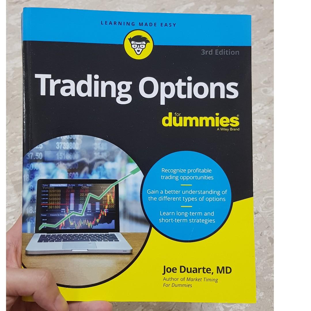 Trading Options For Dummies Hard Copy Books Stationery Non