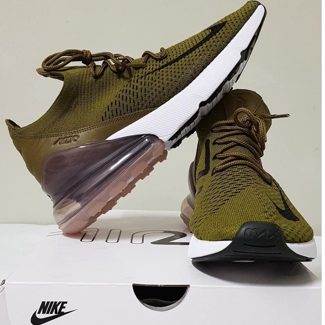 nike air max 270 flyknit olive