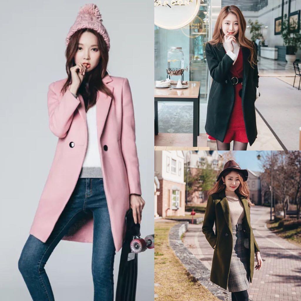 Woolen Jacket Women S Winter New Korean Slim Casual Cashmere