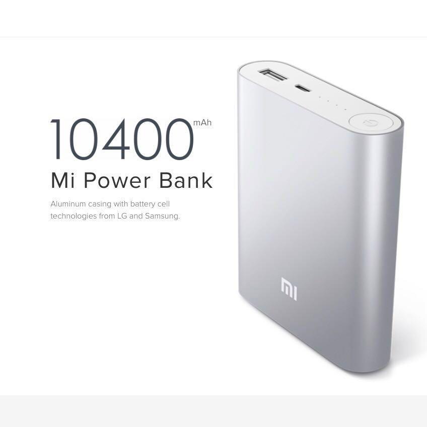 Xiaomi Power Bank 10400mAh, Mobile Phones & Gadgets, Mobile & Gadget Accessories, Power Banks & Chargers on Carousell