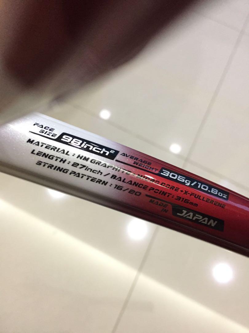 Yonex VCORE Xi 98 Tennis Racquet (Made in Japan), Sports Equipment