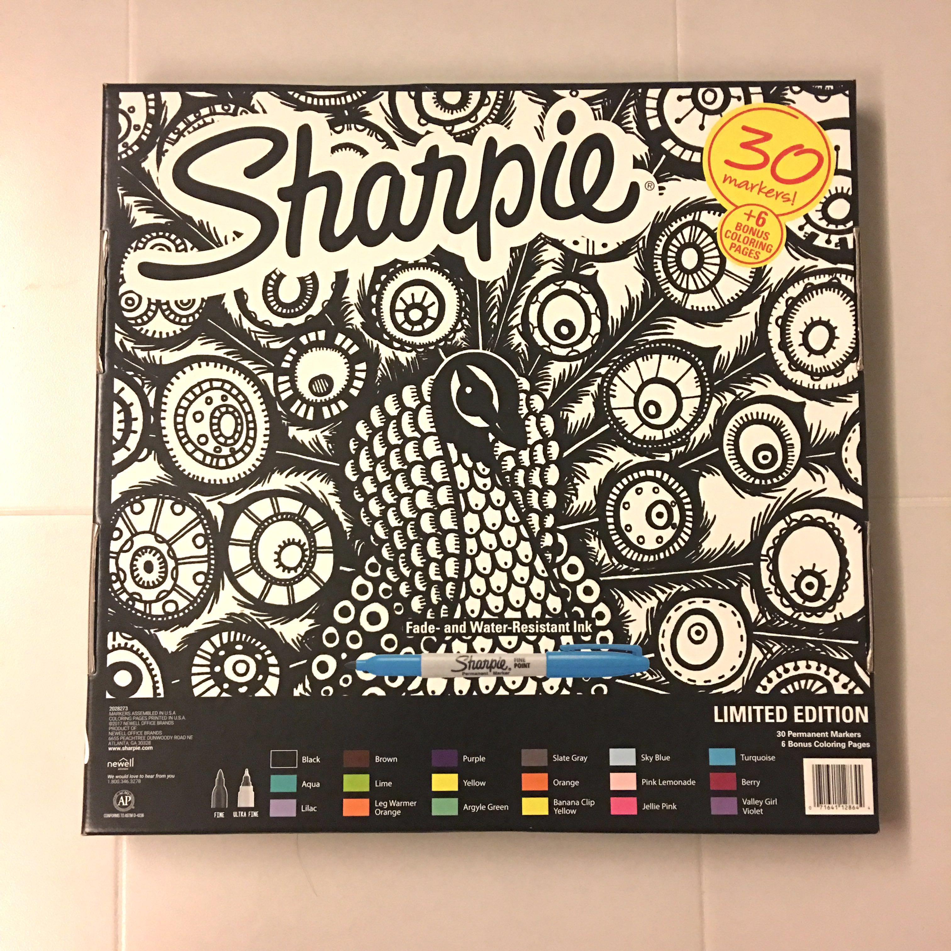 30 Pcs Sharpie Limited Edition Marker Set Books