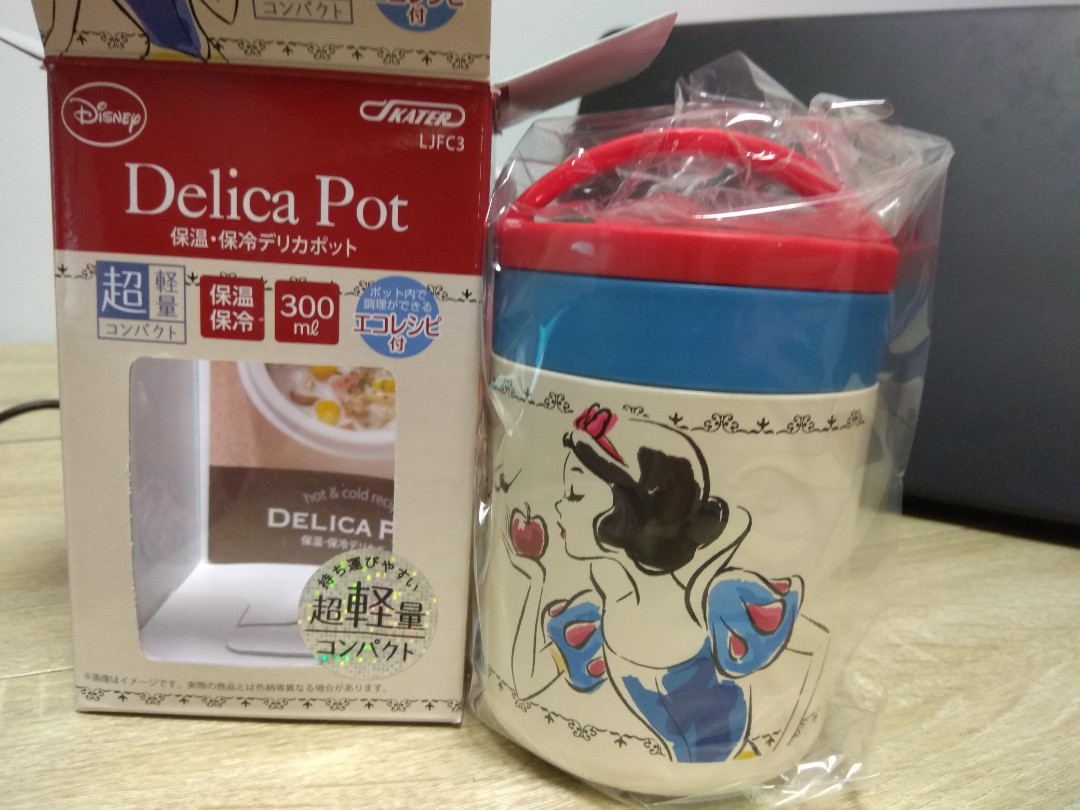 現貨日版SKATER Delica Pot 迪士尼白雪公主燜燒罐食物保溫罐300ml 超輕