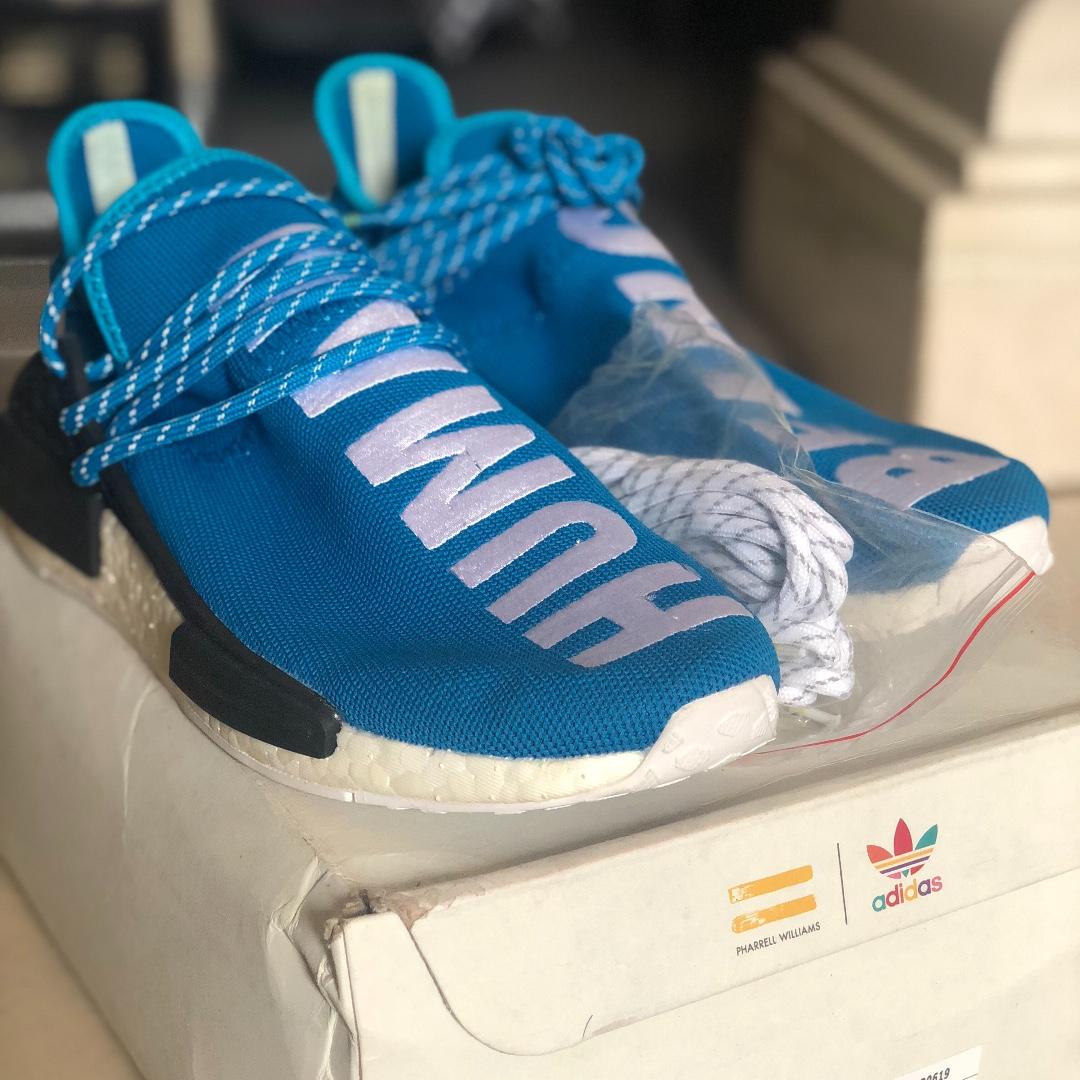pharrell adidas blue