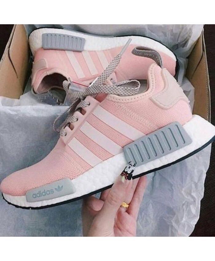 adidas nmd pink grey