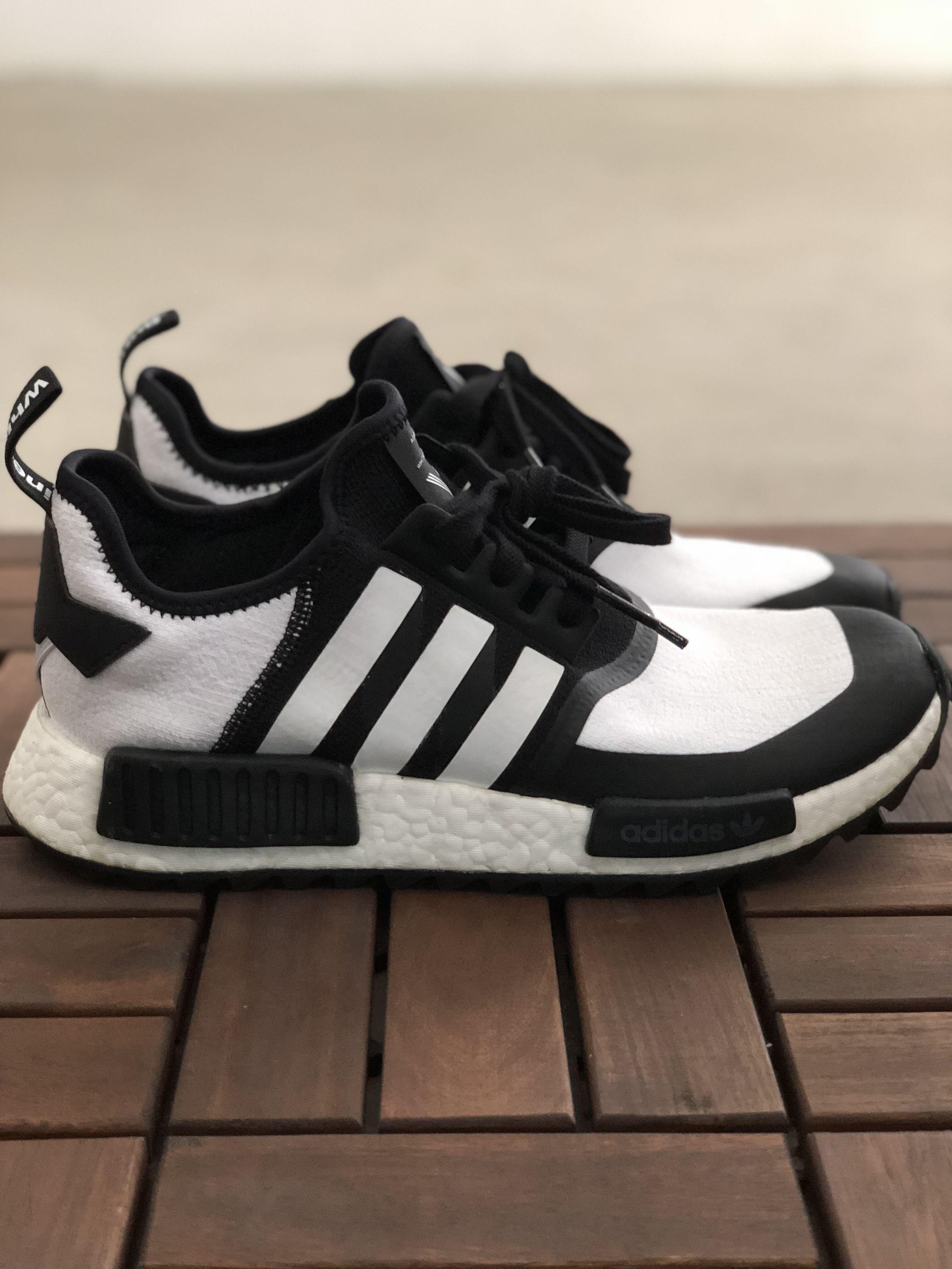black and white nmds r1