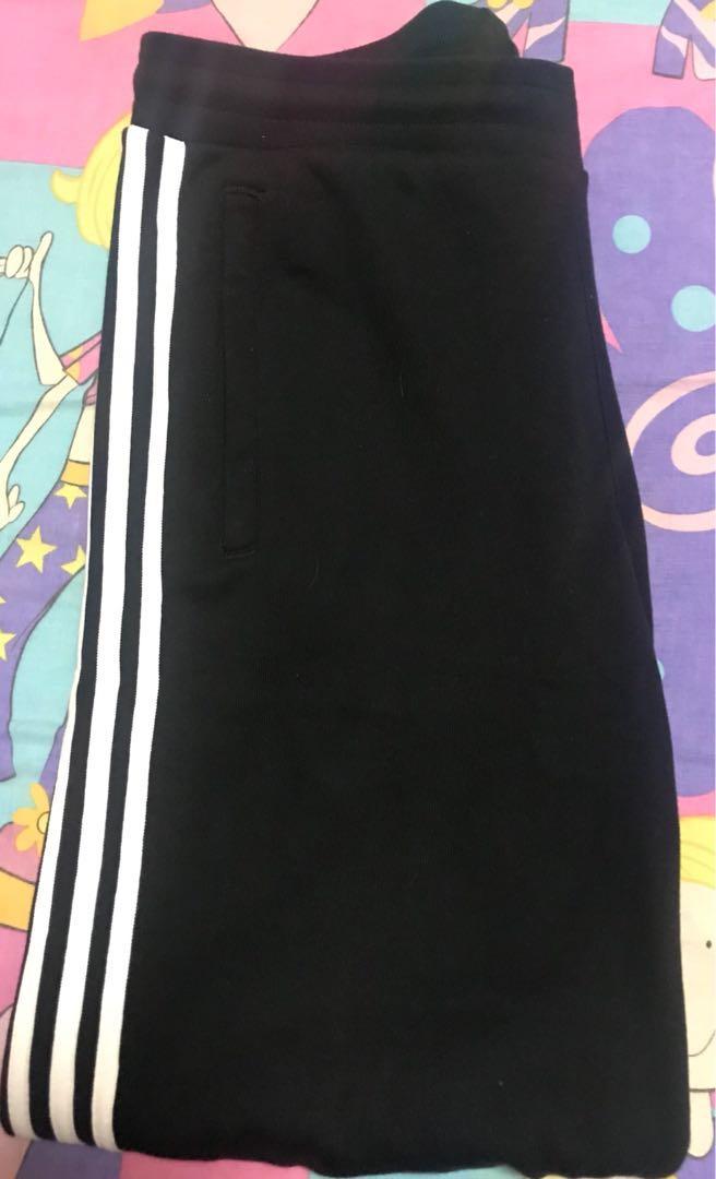 Adidas originals trefoil shop fleece track pants